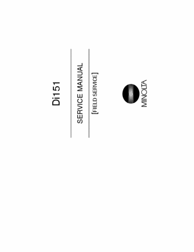 minolta di151 minolta service manual